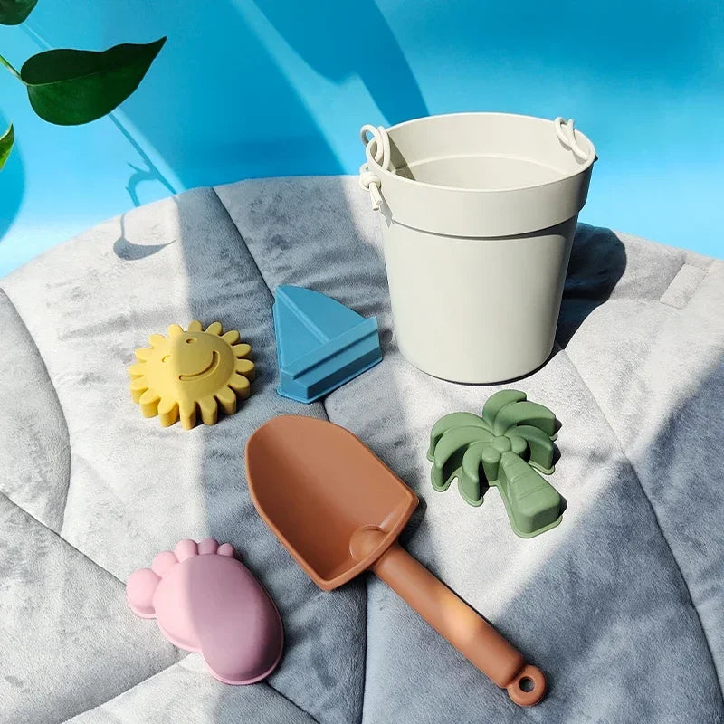 Kids Summer Soft Silicone Seaside Beach Toys Cute