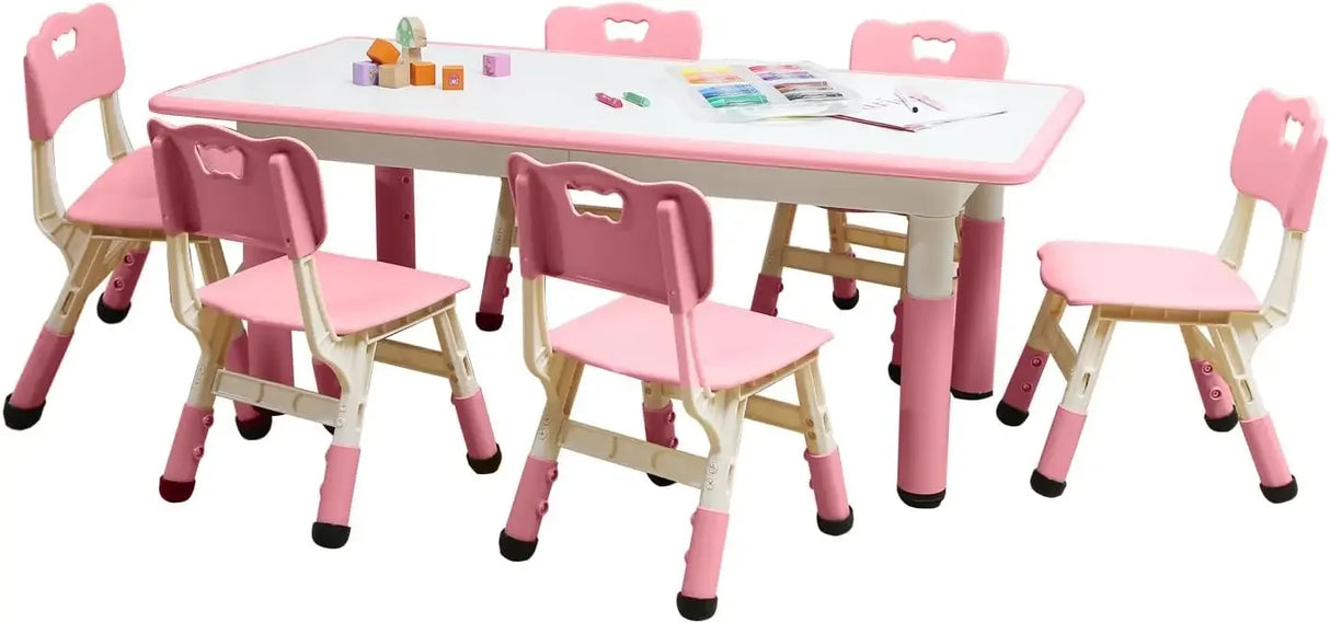Kids Table and Chair Set, Toddler Table and