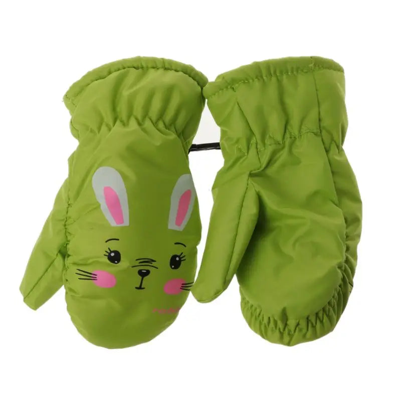 Kids Winter Warm Gloves Windproof For Children Boys