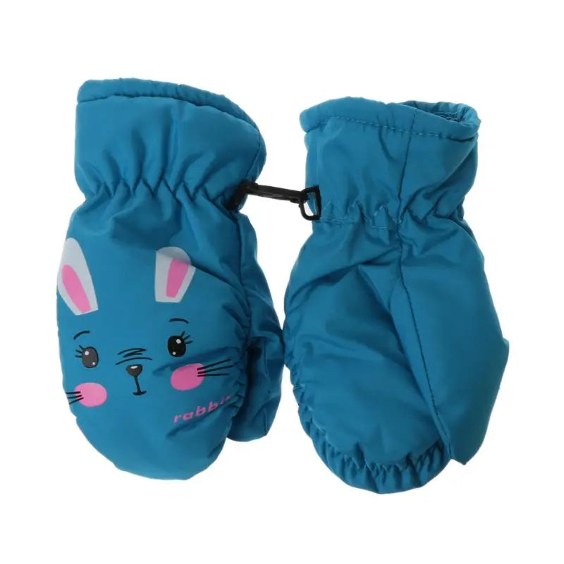 Kids Winter Warm Gloves Windproof For Children Boys