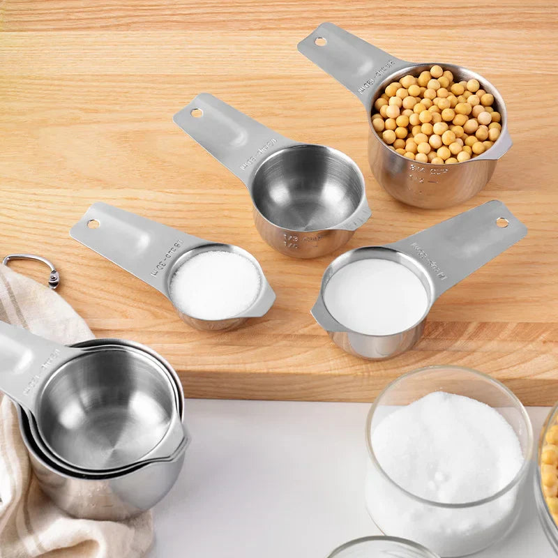 Kitchen Stainless Steel Measuring Cup Bakeware Measuring Spoon
