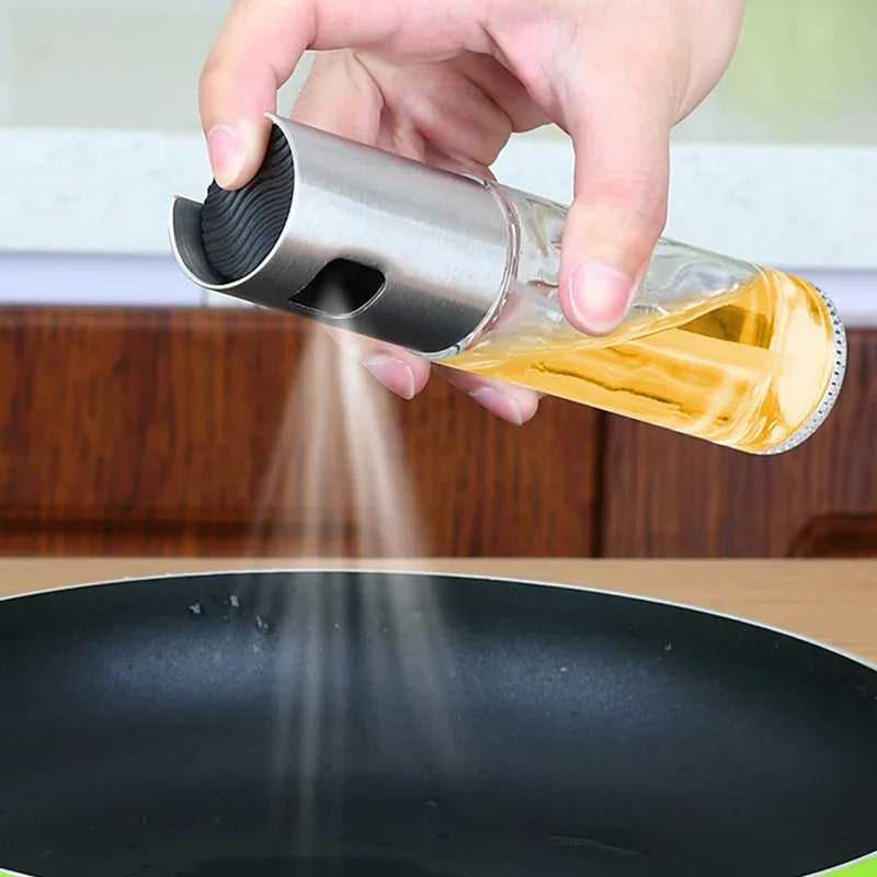 Kitchen Stainless Steel Olive Oil Sprayer Bottle Pump
