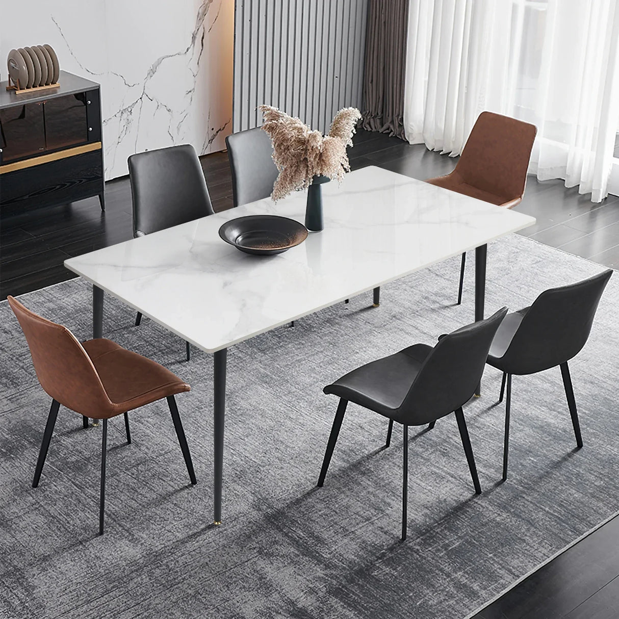 Kitchen Table Rectangle Dining Table Modern Dining Room