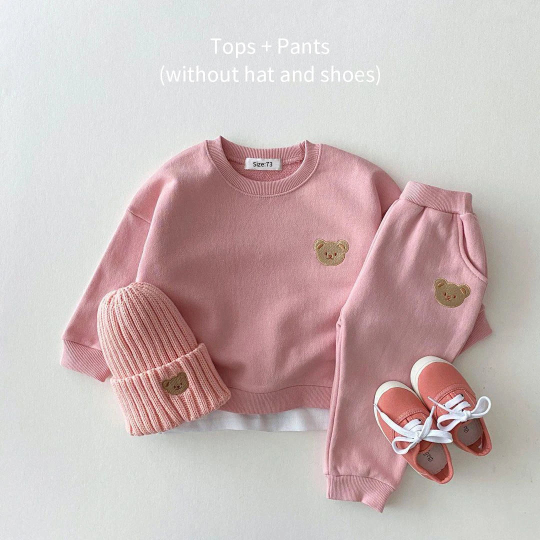 Korean Baby Clothes Suit Autumn New Baby Girls