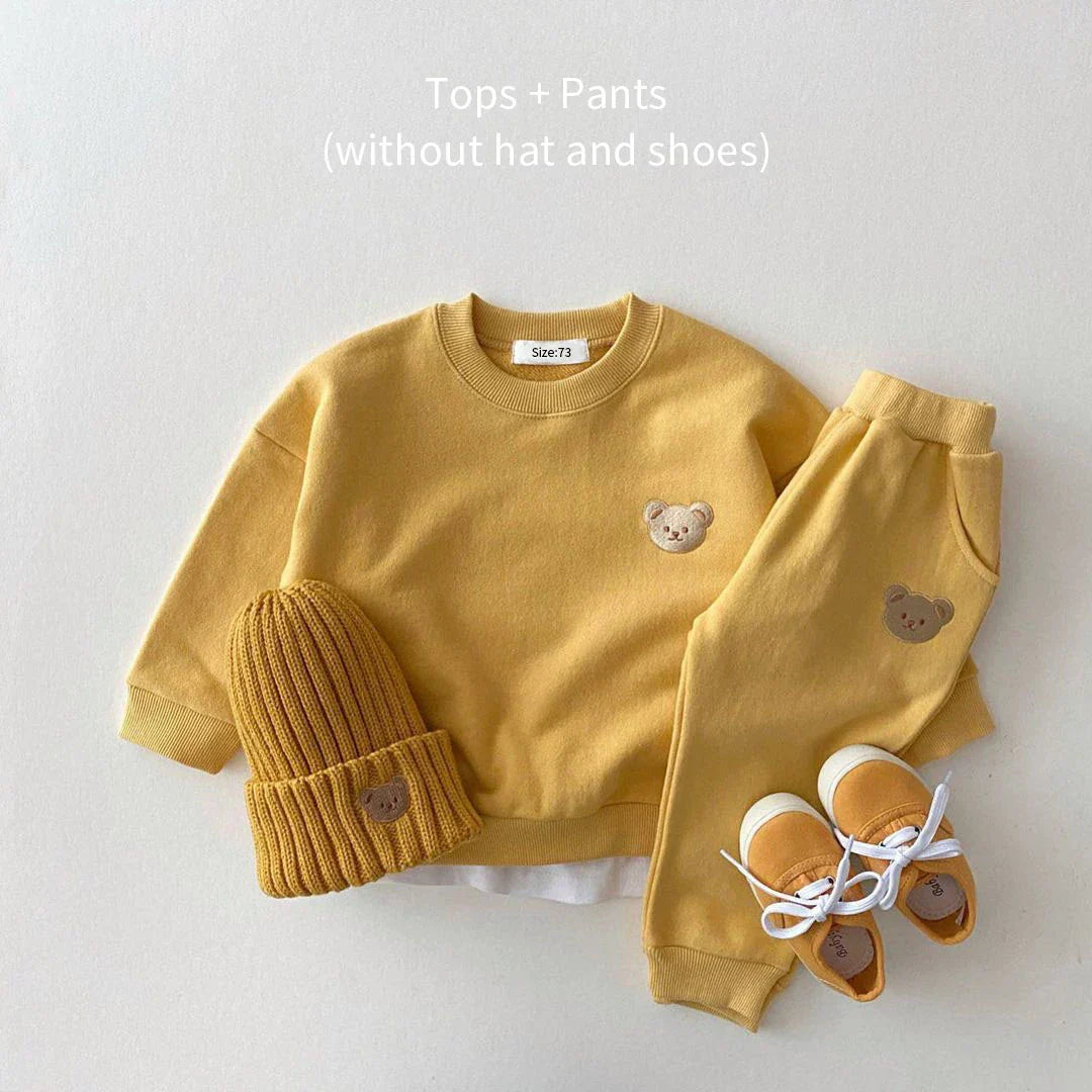 Korean Baby Clothes Suit Autumn New Baby Girls