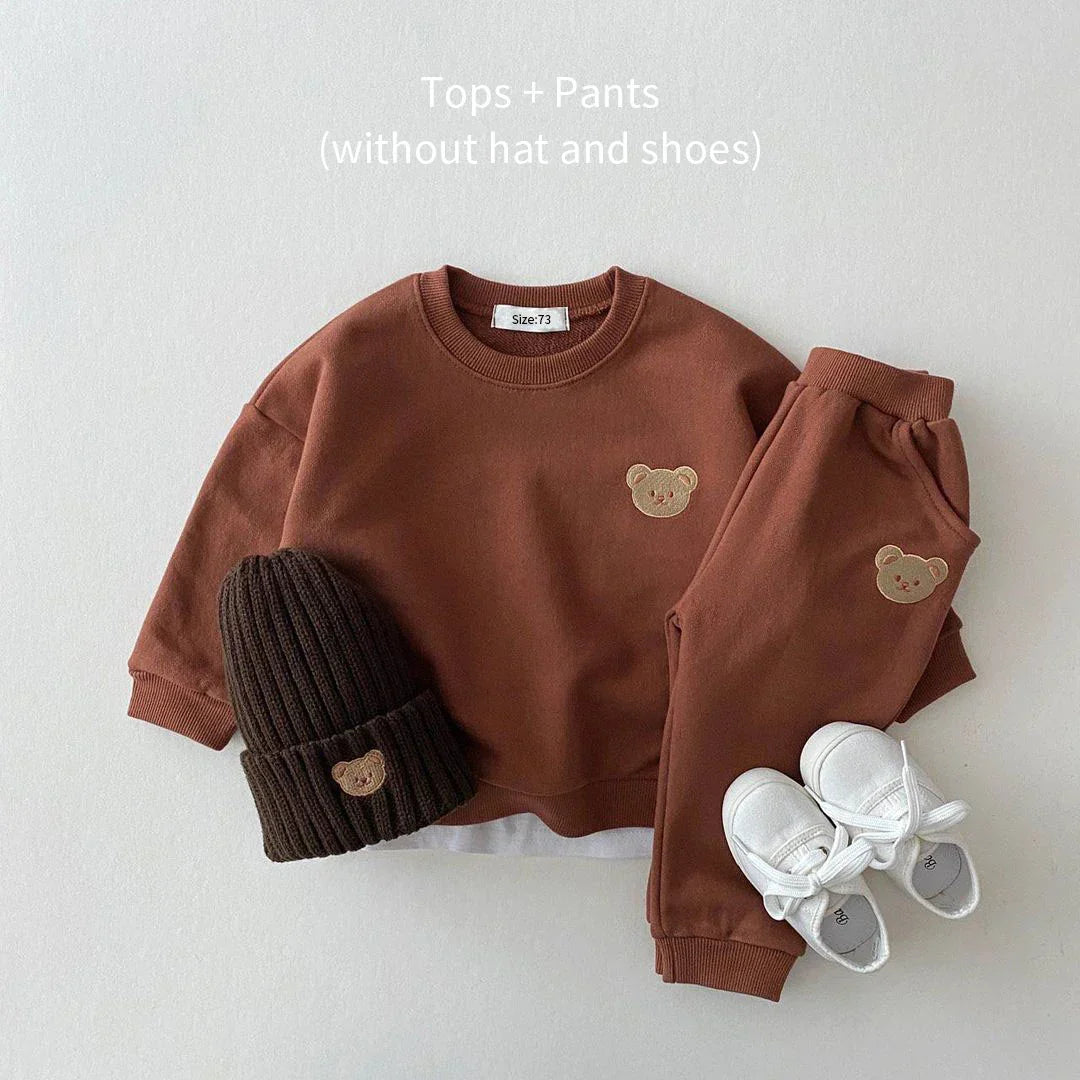 Korean Baby Clothes Suit Autumn New Baby Girls