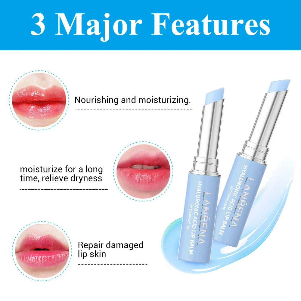 LANBENA Hyaluronic Acid Long-lasting Nourishing Lip Balm Lip