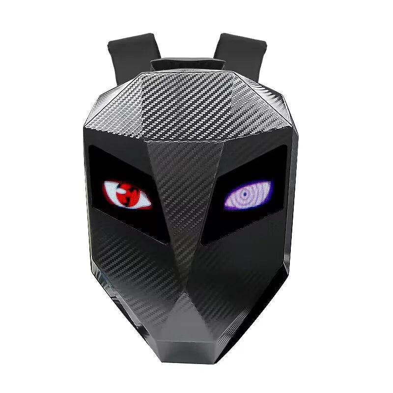 LED Backpack Hard Shell LED Display Motorcycle Cycling