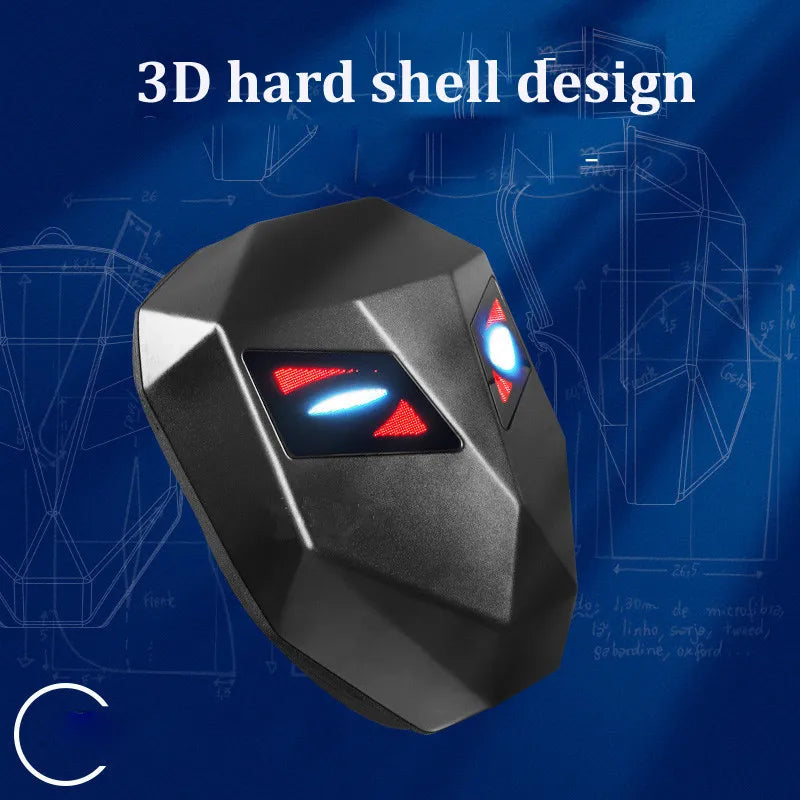 LED Backpack Hard Shell LED Display Motorcycle Cycling