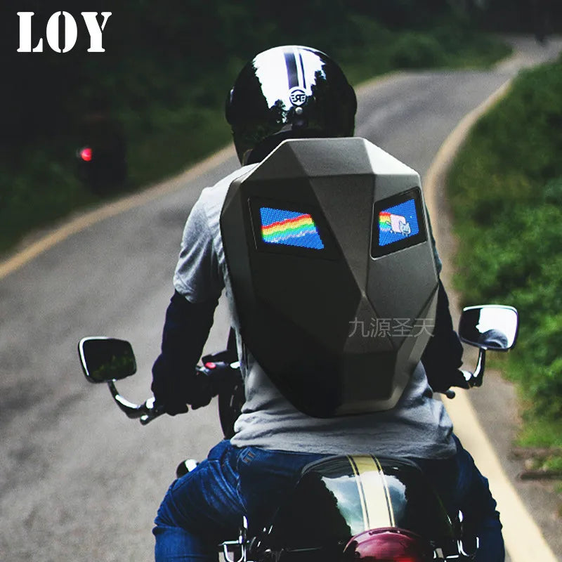 LED locomotive backpack Display scree backpack Business travel