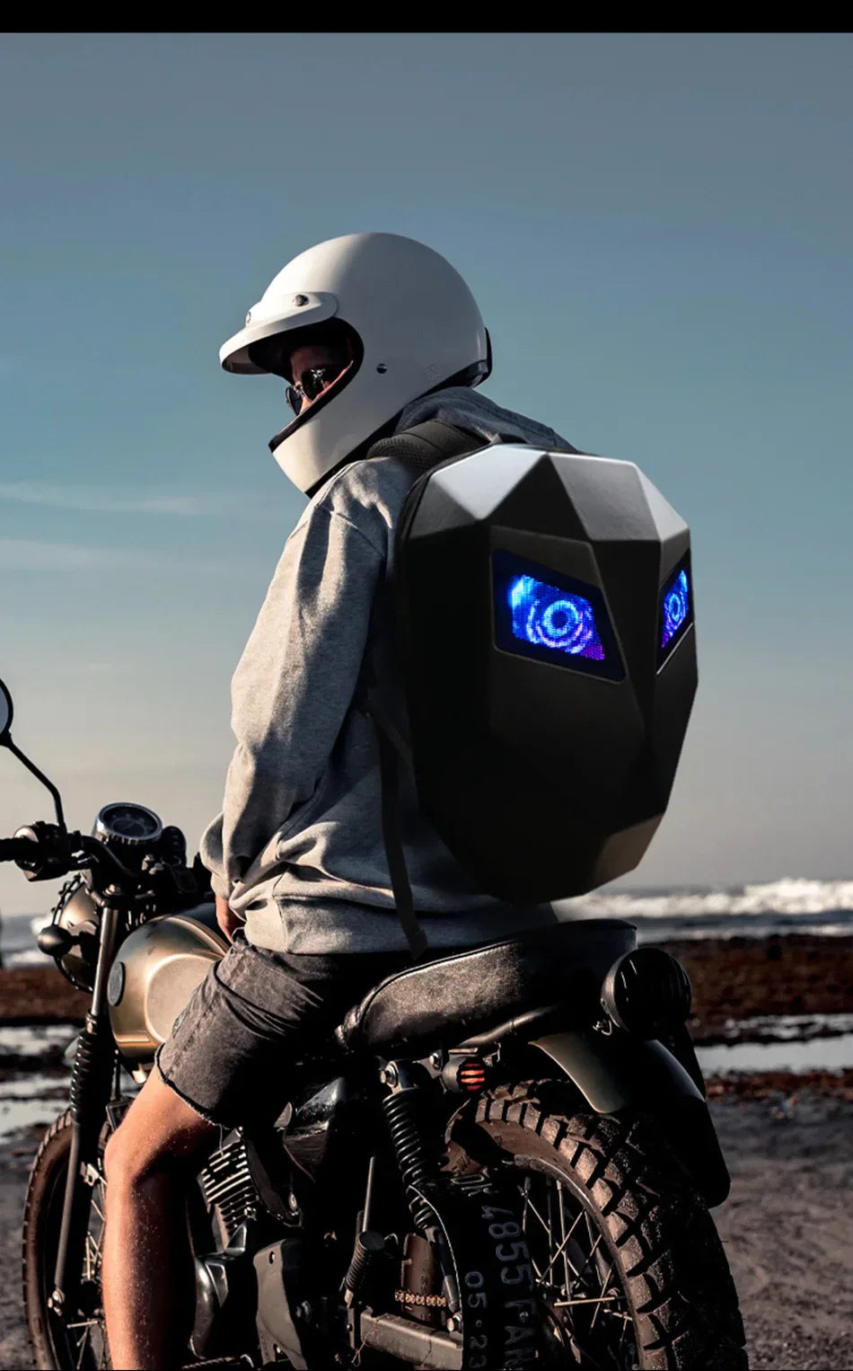 LED locomotive backpack Display scree backpack Business travel