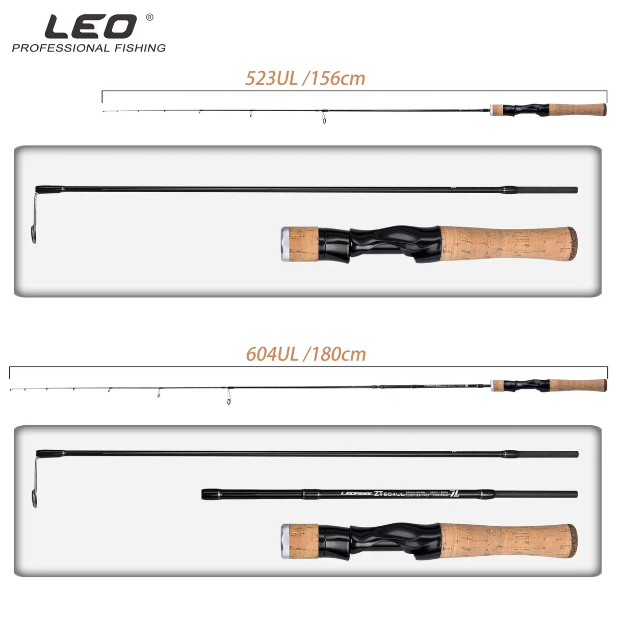 LEOFISHING Carbon Lure Spinning Casting Fast UL Bait