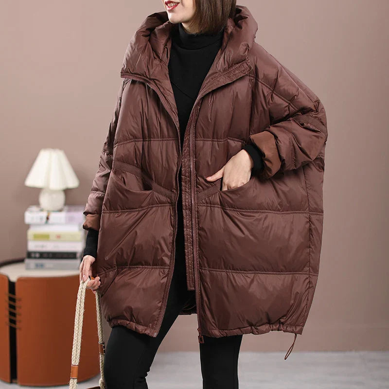 Lagabogy 2024 New Winter Women White Duck Down