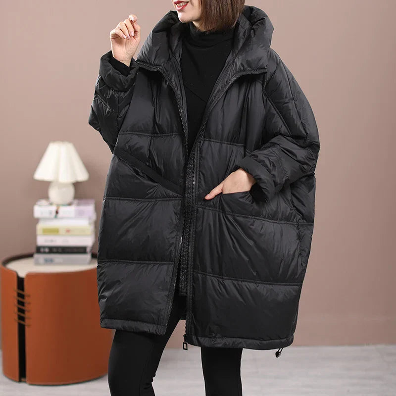 Lagabogy 2024 New Winter Women White Duck Down