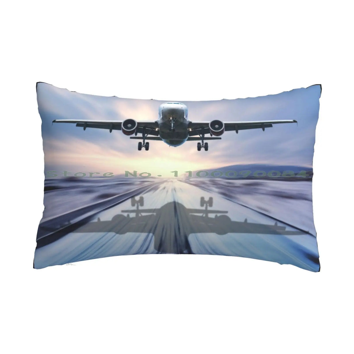Landing Of The Passenger Plane Pillow Case 20x30