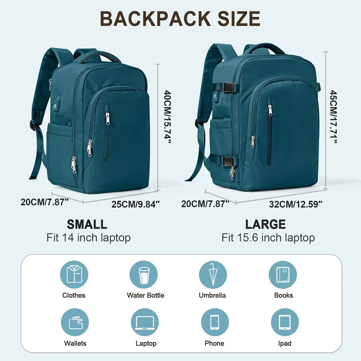 Laptop Bag Travel Backpack for Women Large Capacity