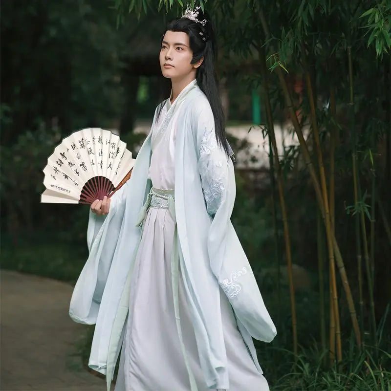 Large Size 3XL Hanfu Men Chinese Traditional Cosplay
