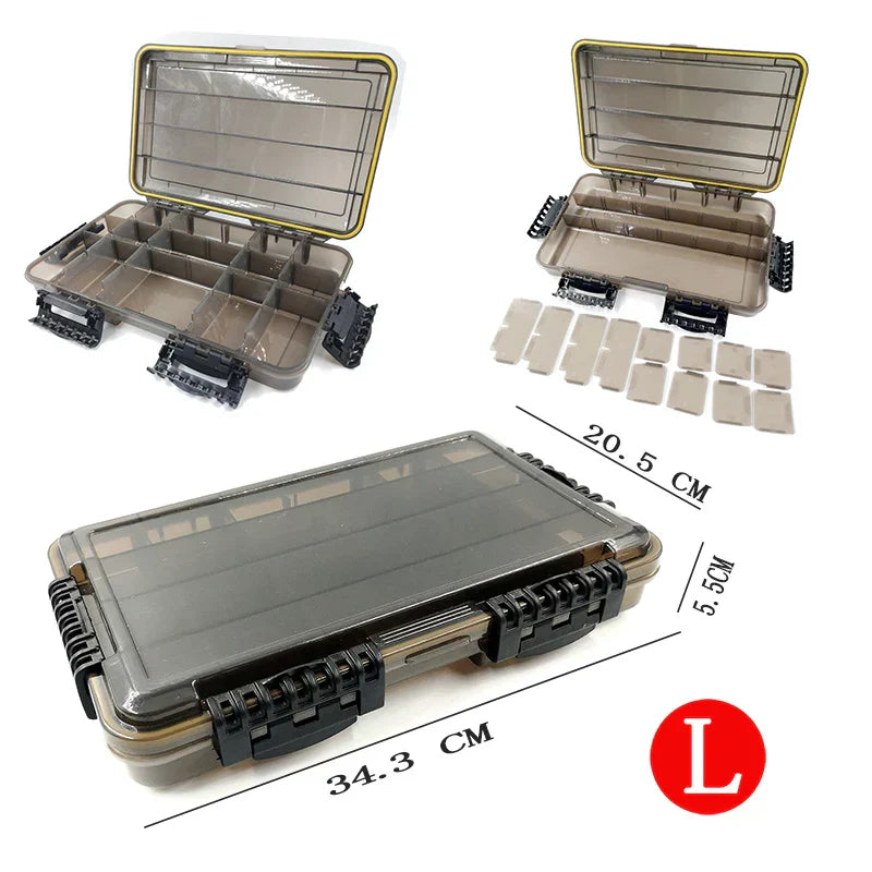 Large-capacity Waterproof Fishing Tackle Box Fishing Accessories Tool