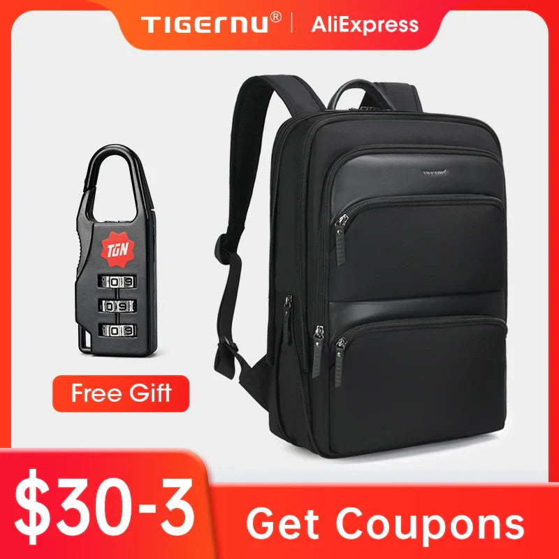 Lifetime Warranty Expandable Backpack Men Korean Thin Bags