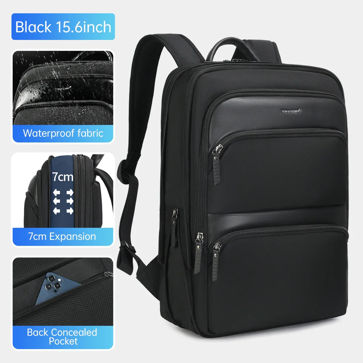 Lifetime Warranty Expandable Backpack Men Korean Thin Bags
