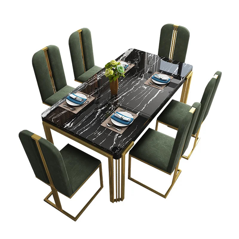 Light Luxury Dining Modern Table For Large Apartment