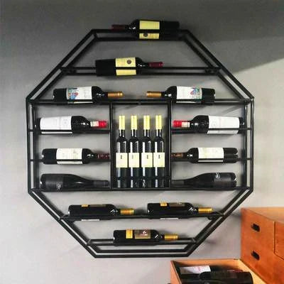 Living Room Wrought Iron Bar Wine Cabinets European
