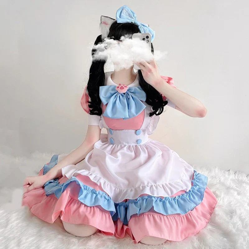 Lolita Dress Maid Dress Plus Size Skirt Cute
