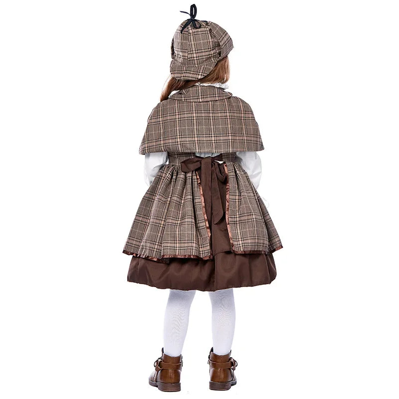 Lolita clothing children's detective Sherlock Holmes suit including