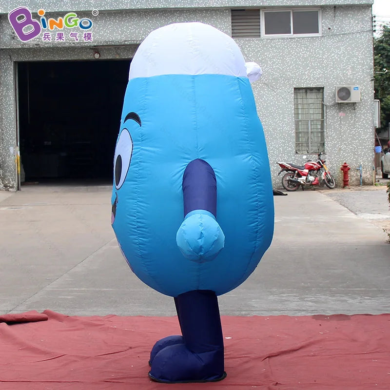 Lovely 2.2 meters inflatable water droplets costume education