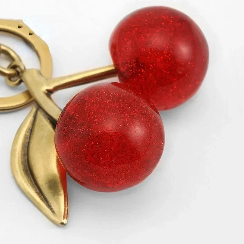 Luxury Cherry Pendant Decoration Accessories For Coach Handbag