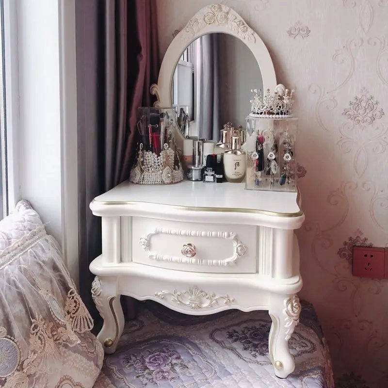 Luxury Nordic Dressing Table Drawer Bedroom Makeup Modern