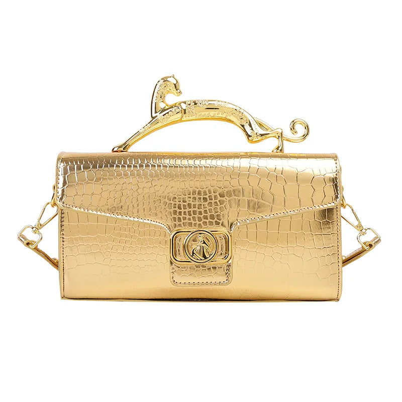 Luxury Quality Handbags For Women Patent Leather Crocodile