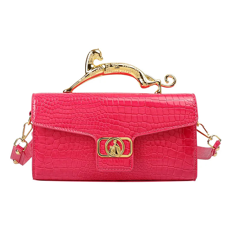 Luxury Quality Handbags For Women Patent Leather Crocodile