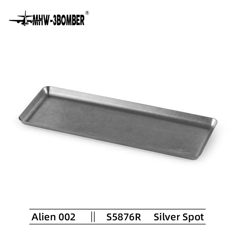 MHW-3BOMBER Vintage Espresso Coffee Bar Tray Rectangular Stainless