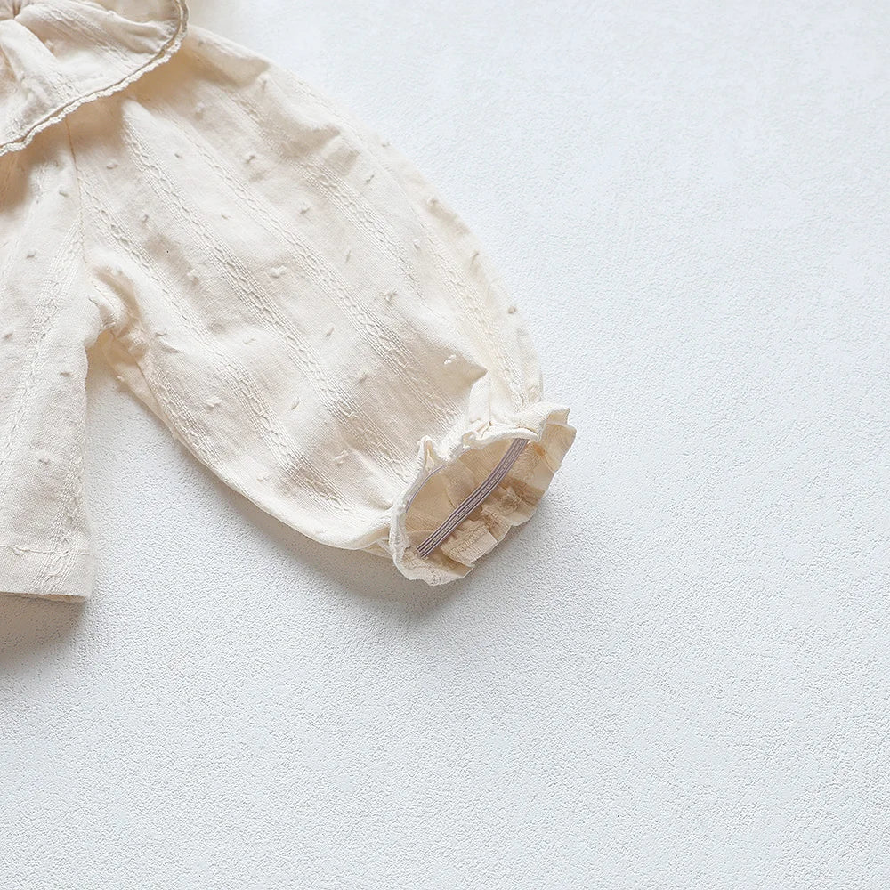 MILANCEL Baby Clothes Peter Pan Collar Girls Blouse