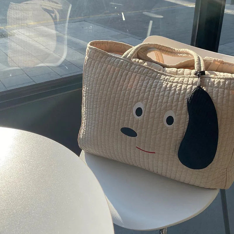 MILANCEL Diaper Bags High Capacity Cotton Storage Travel