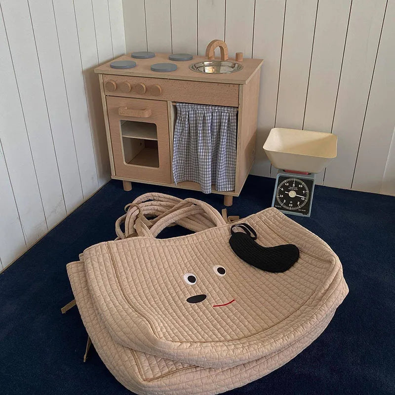 MILANCEL Diaper Bags High Capacity Cotton Storage Travel