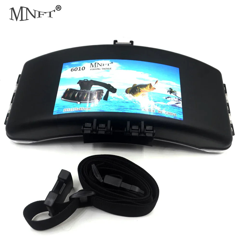 MNFT 1Pcs Fishing Tackle Box ABS Multifunctional Fishing