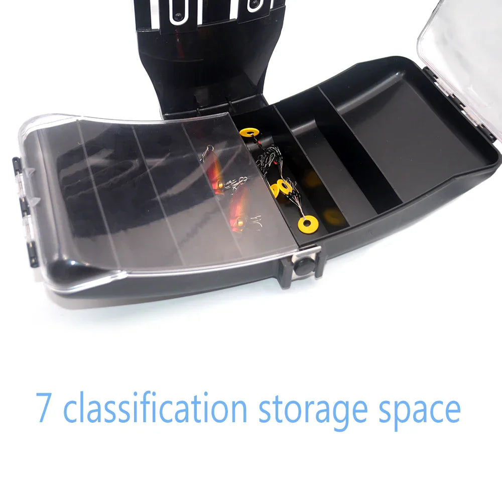 MNFT 1Pcs Fishing Tackle Box ABS Multifunctional Fishing