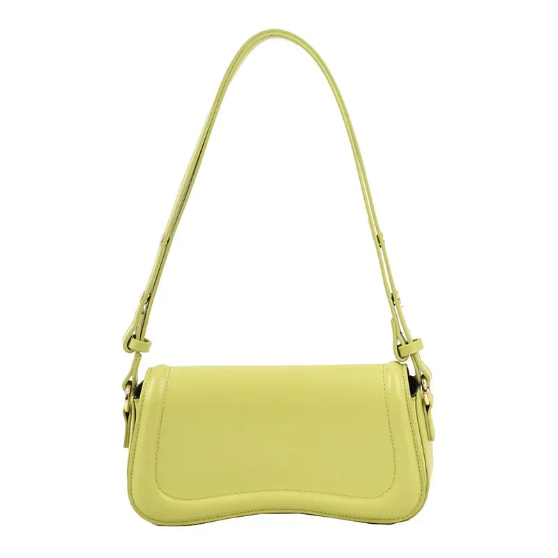 MOODS Flap Crossbody Bags For Women Pure Color