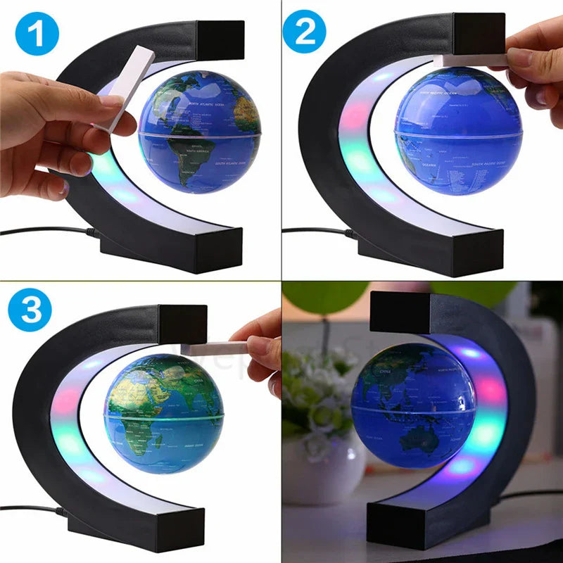 Magnetic Levitation Soccer Lamp Globe Tellurion LED Light