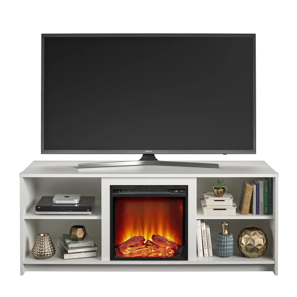 Mainstays Fireplace TV Stand for TVs up to