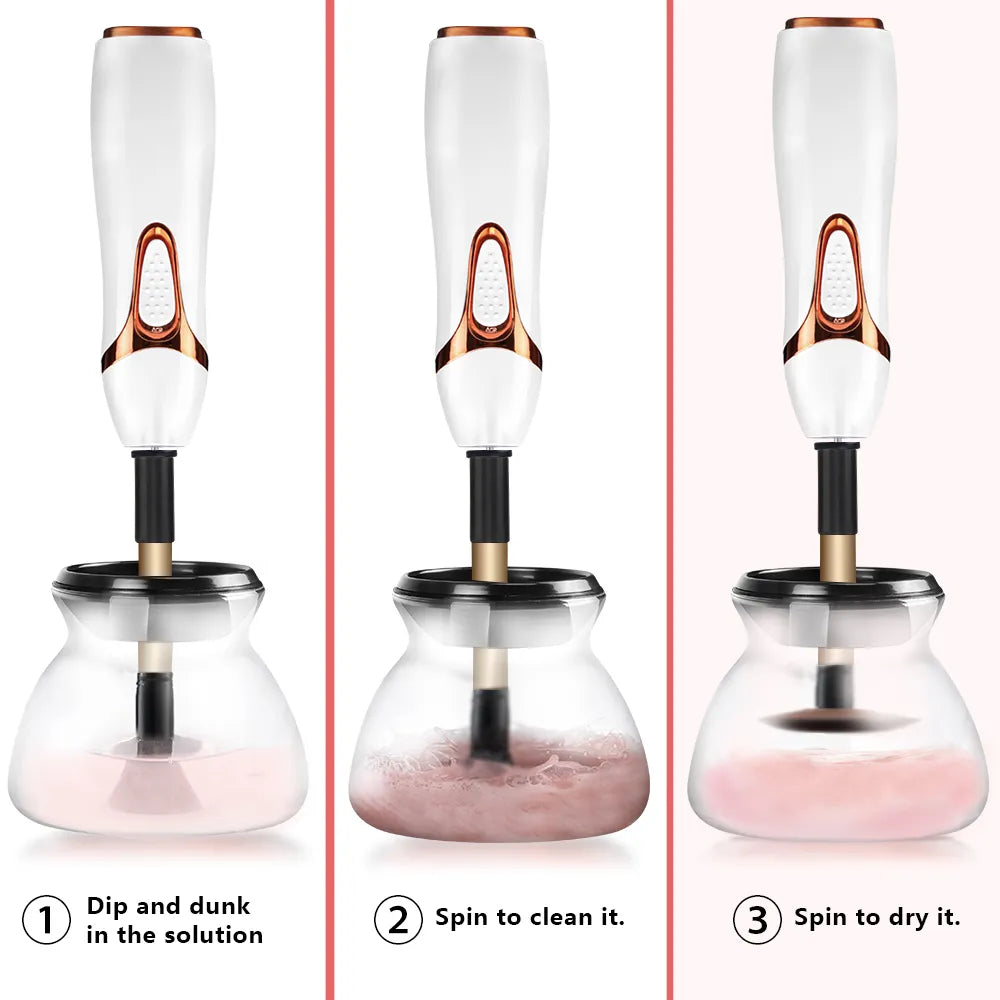 Makeup Brush Cleaner and Dryer Automatic Clean Make