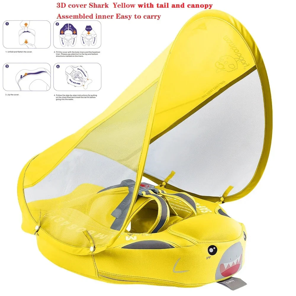 Mambobaby Baby Float Chest Swimming Ring Kids Waist