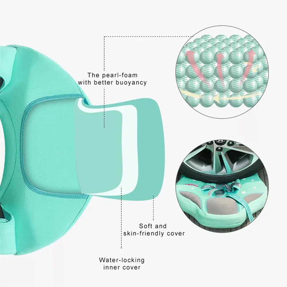 Mambobaby Baby Float Waist Swimming Rings Kids Non-inflatable