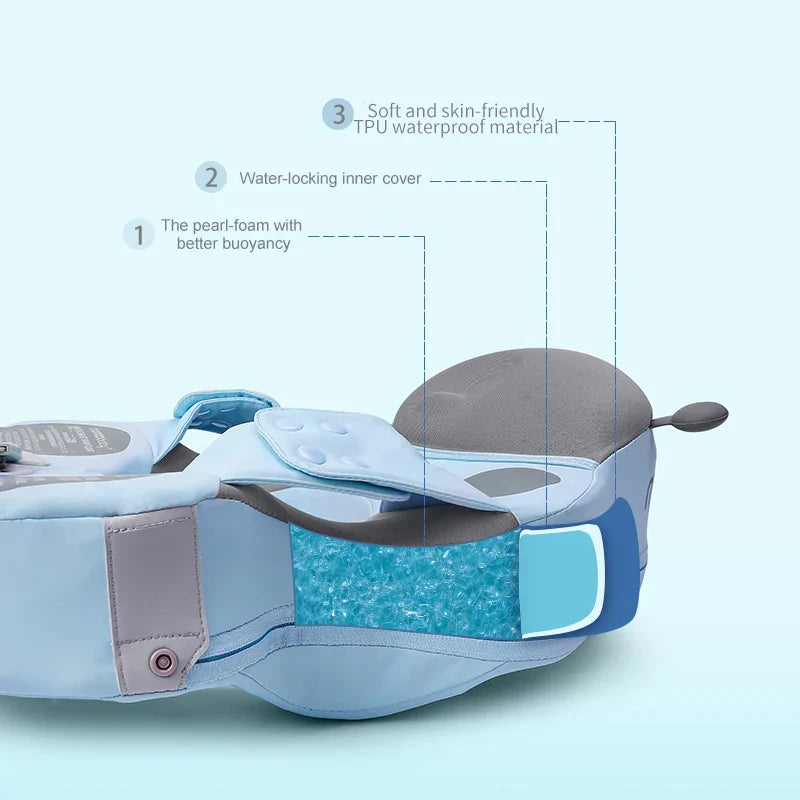 Mambobaby Baby Floater Newest Non-inflatable Waterproof Swimming Float