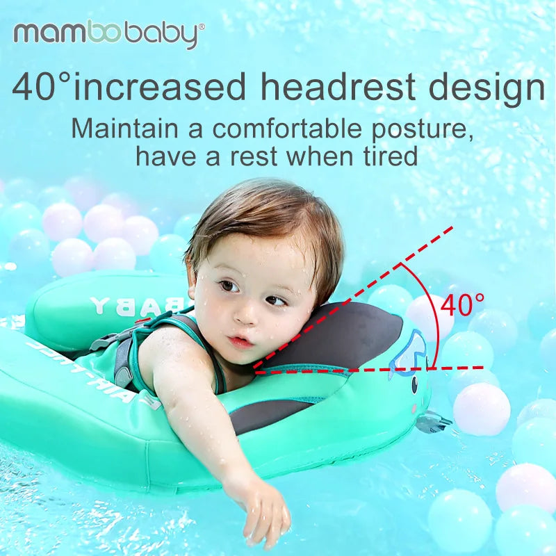 Mambobaby Baby Waist Floating Lying Swimming Ring Pool