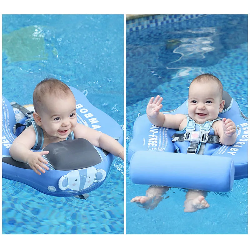 Mambobaby Baby Waist Floating Lying Swimming Ring Pool
