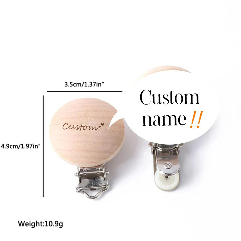 Mamihome 50pc Customize Logo Wooden Ring Baby Teether