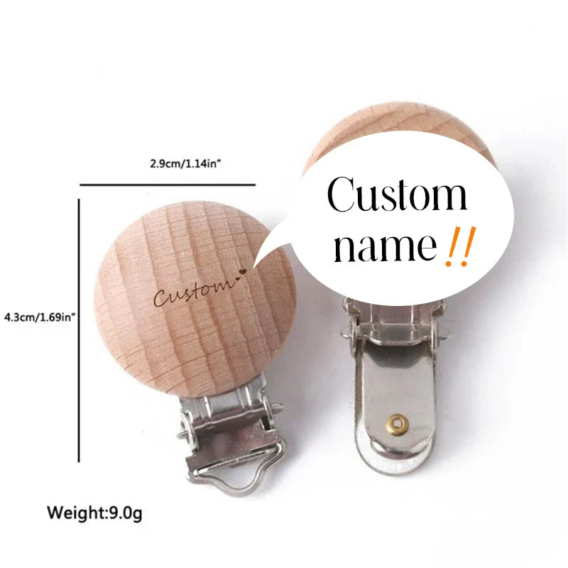 Mamihome 50pc Customize Logo Wooden Ring Baby Teether